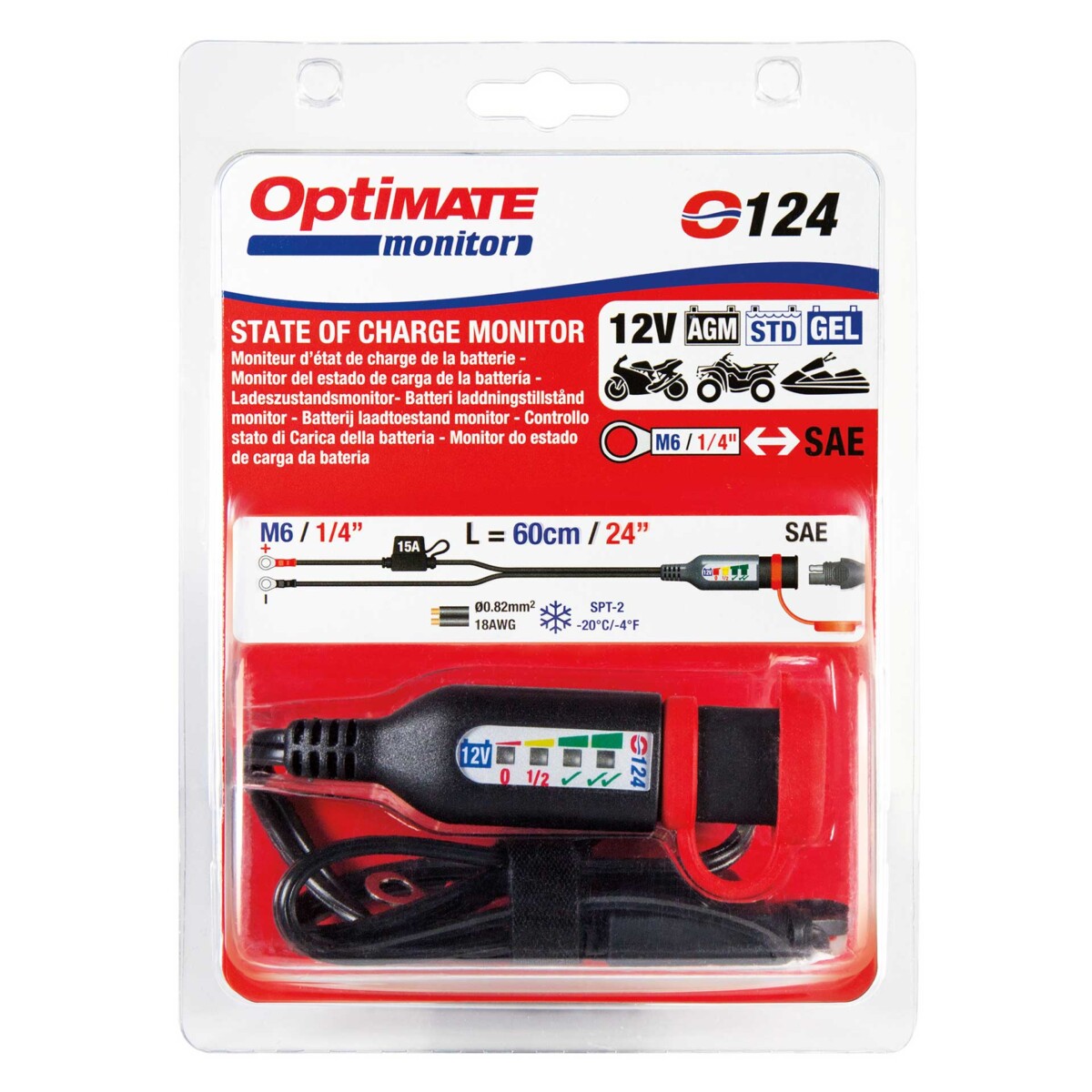 OptiMATE Battery Monitor Lead O-124