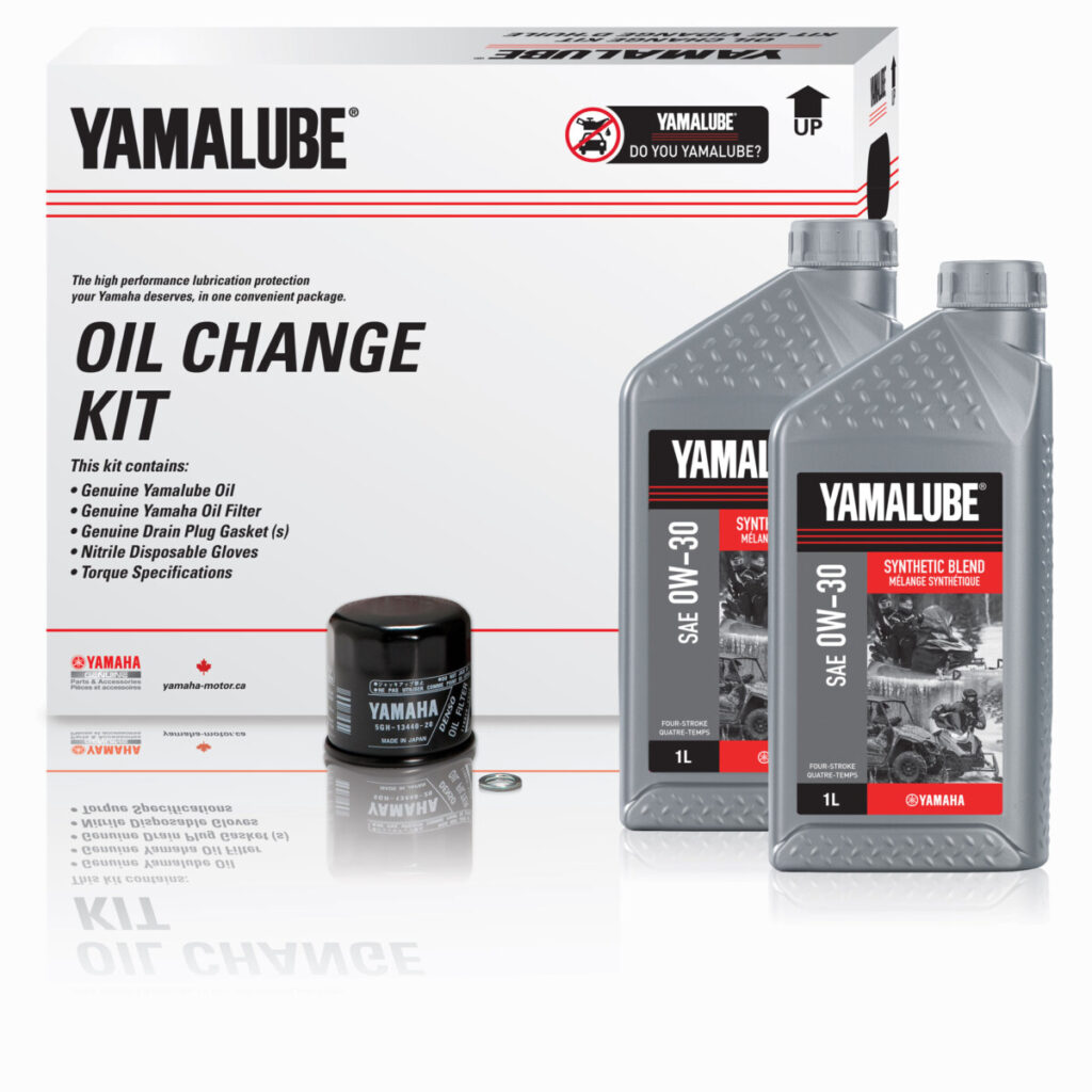 Yamalube® 0W 30 Synthetic Blend Oil Change Kit – ATV/SSV (3 L)