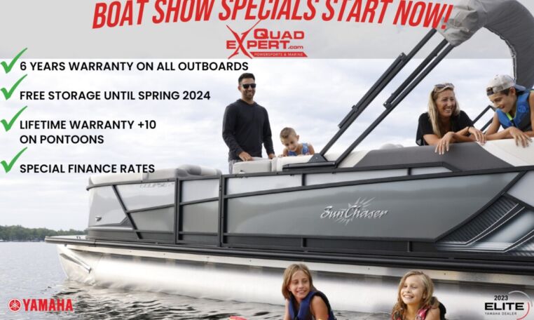 Boat Show Specials Pontoon