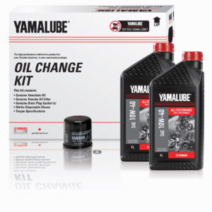Yamalube® 10W 40 All Performance Oil Change Kit – MC (4 L)