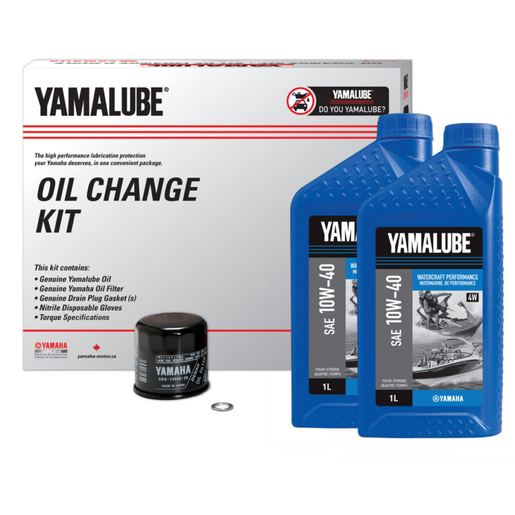 Yamalube® 10W 40 4W Watercraft Performance Oil Change Kit – WV/SP (4 L)