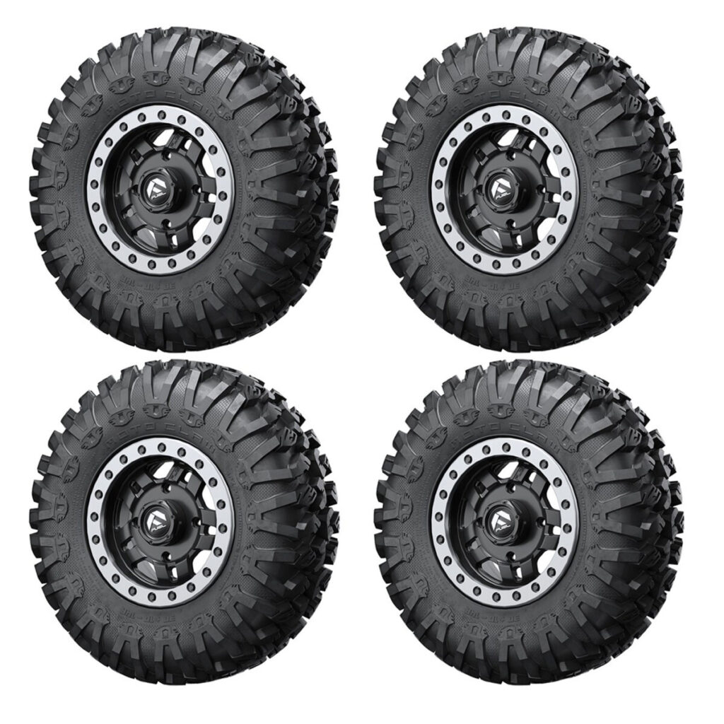 Fuel Anza D557 Non Beadlock Wheel + EFX® MotoClaw 30″ Tire Kit
