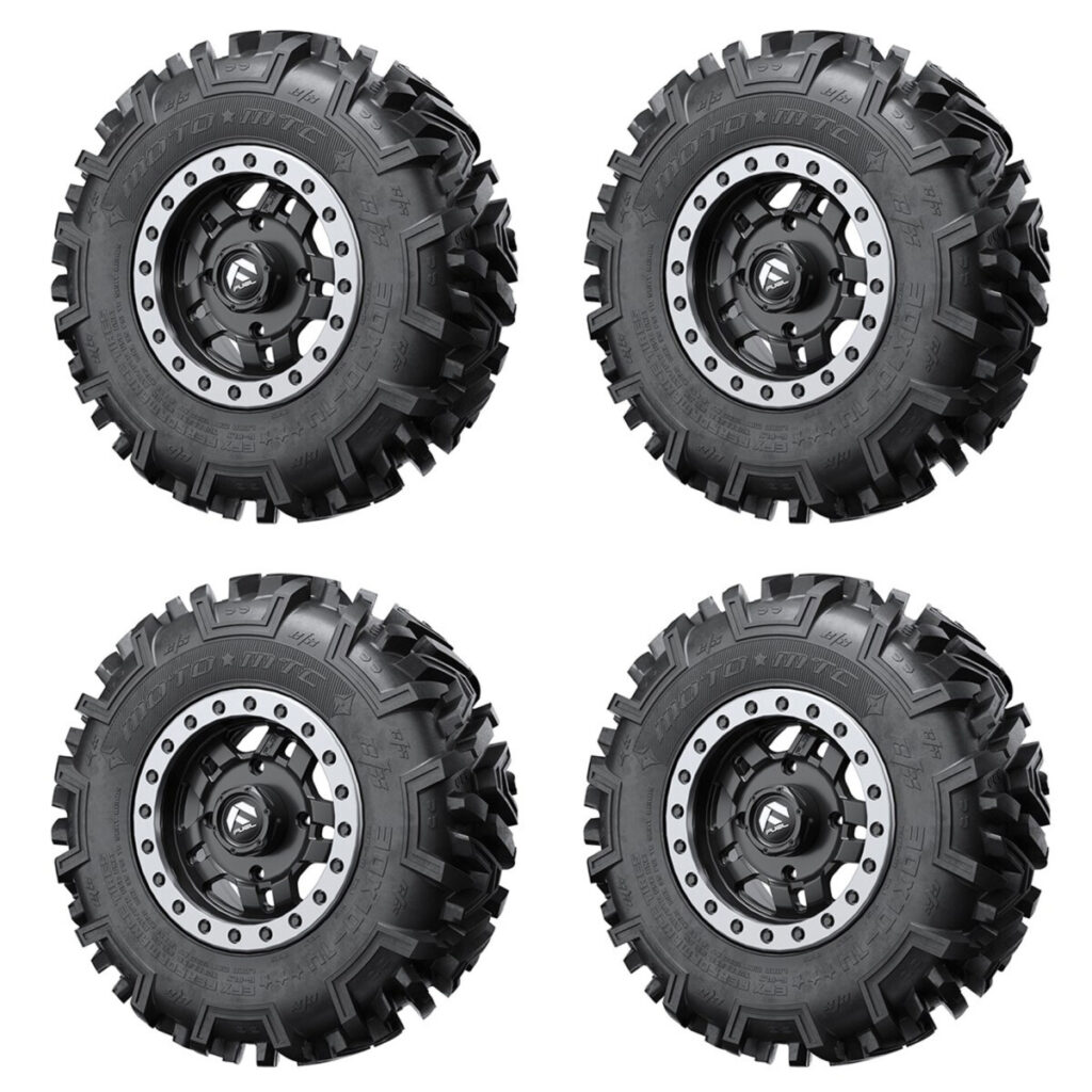 Fuel Anza D557 Non Beadlock Wheel + EFX® MotoMTC 30″ Tire Kit
