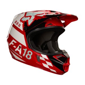 Casque Jeunesse V1 Sayak Rouge S